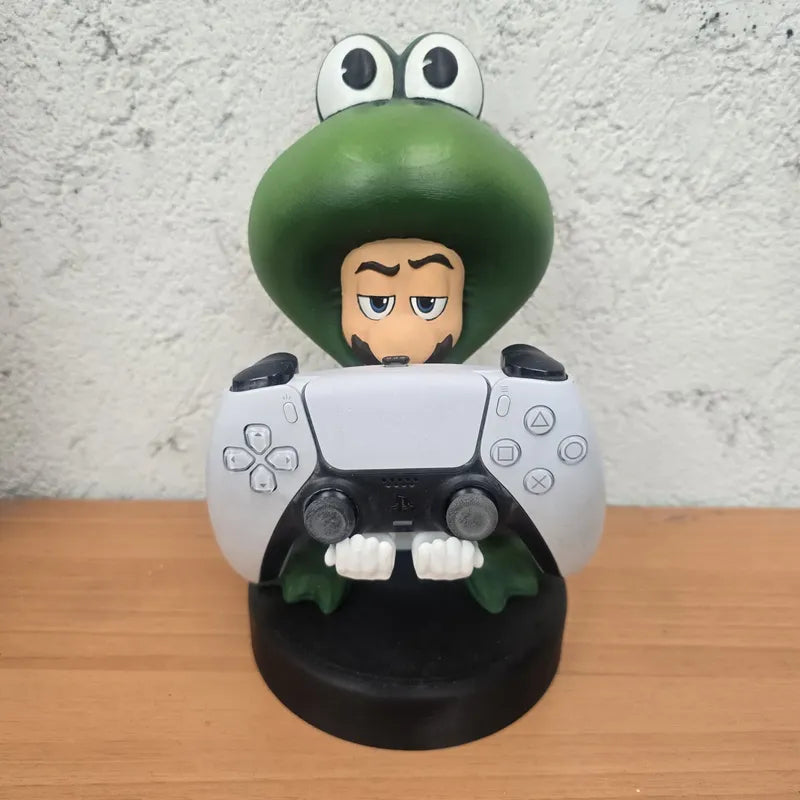 Soporte Control Play Xbox O Cel Luigi Fronteras Suite Rana Verde Lima
