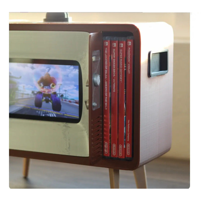 Soporte Para Nintendo Switch Tv Antigua  Caqui
