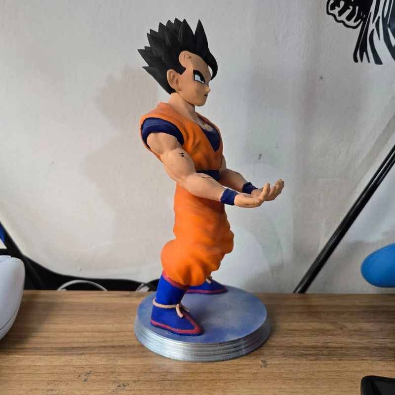 Soporte Control Play Xbox O Celular Gohan Dragon Ball Z Naranja