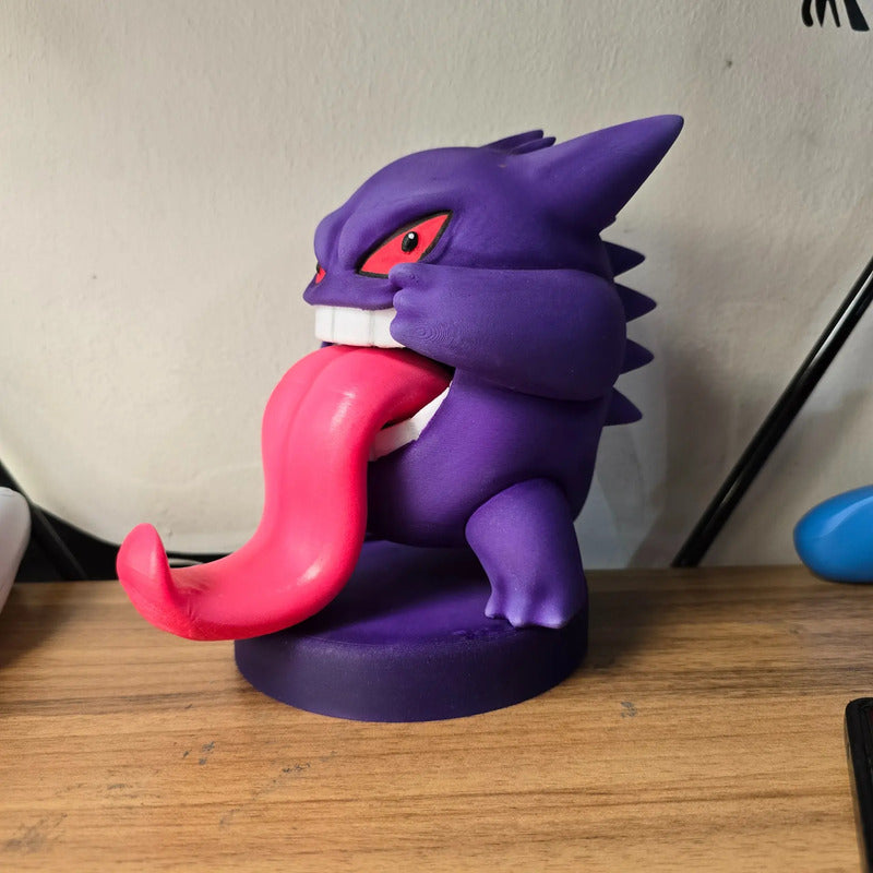 Soporte Control Play Xbox O Celular Gengar Pokemon Lila