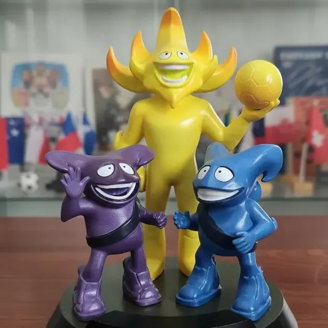 Figura Mascota Del Mundial Korea Y Japon 2002 Ato Kaz Y Nik