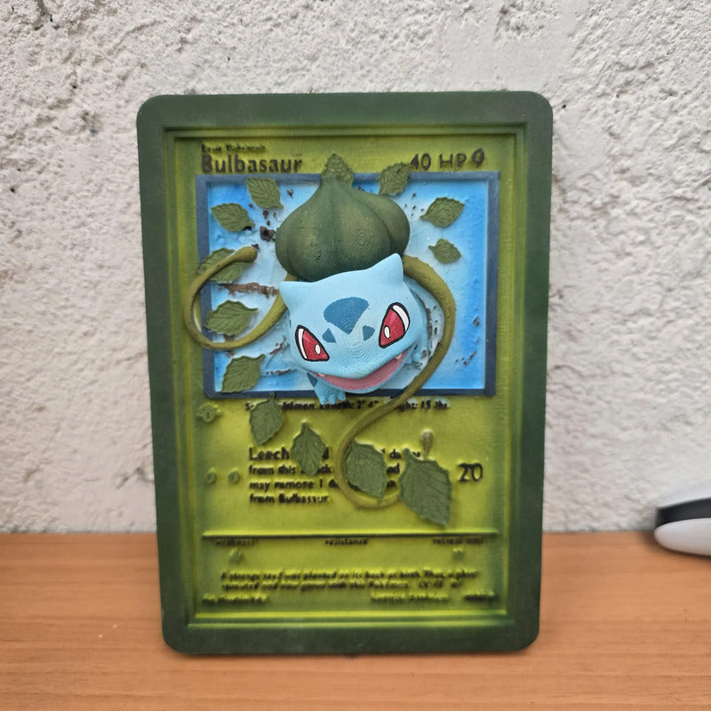 Cuadro De Bulbasaur Verde Lima Verde Musgo