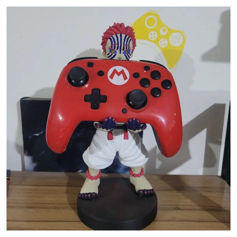 Soporte Control Play Xbox O Celular Akaza Kimetsu No Yaiba  Blanco