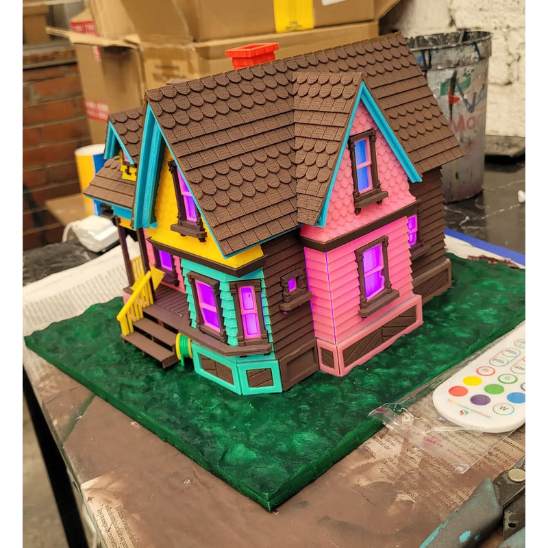 Casita De Up Una Aventura De Altura Ellie Y Carl Con Luz  Todos