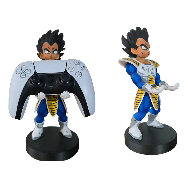 Soporte Para Control Play Xbox Cel Vegeta Scouter Dragon Bal Azul