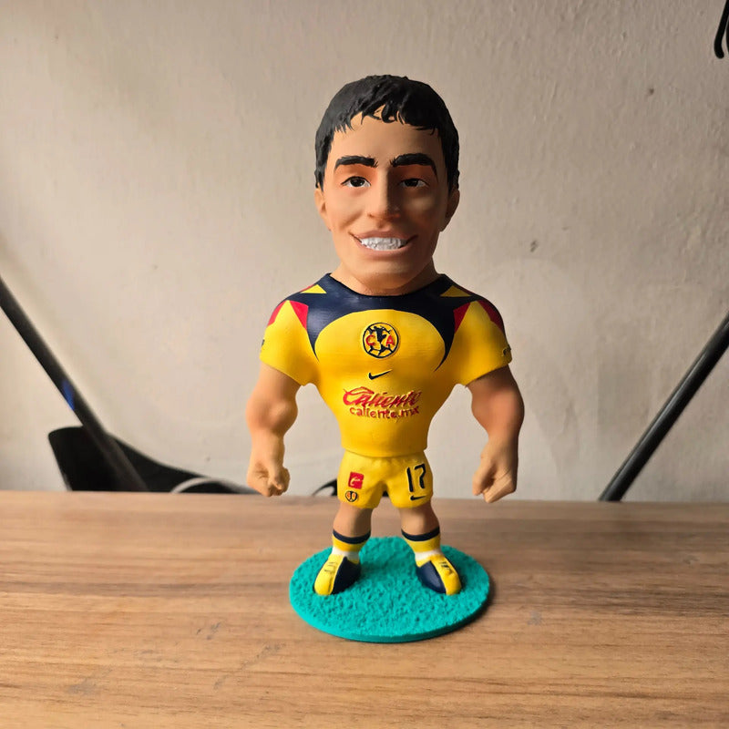 Figura Futbolistas Fuertecito Alejando Zendejas Con America