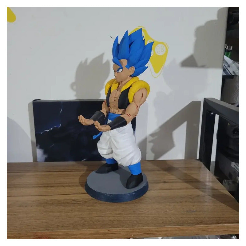Soporte Control Play Xbox O Celular Gogeta Dragon Ball Super Azul