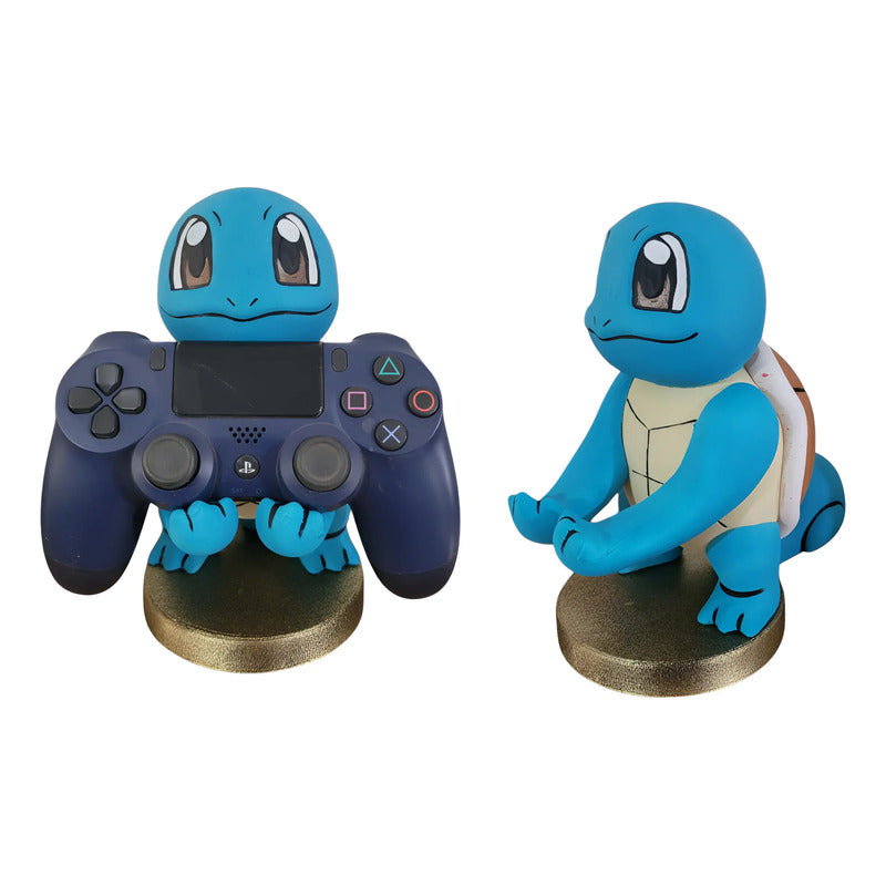 Soporte Para Control  Ps4, Xbox Y Celular Pokémon Squirtle Celeste
