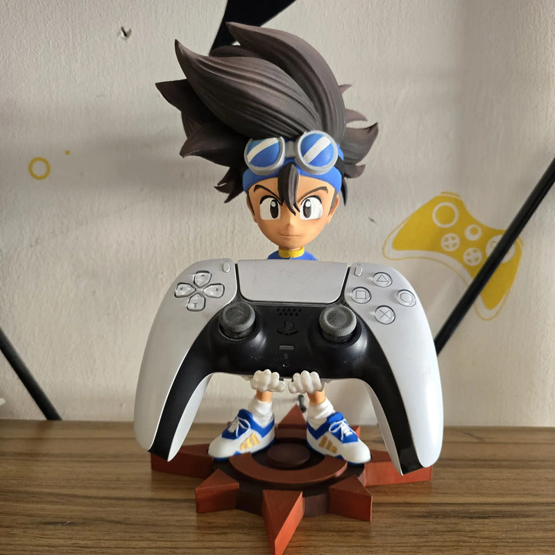 Soporte Para Control Play Xbox O Cel Tai Digimon Azul