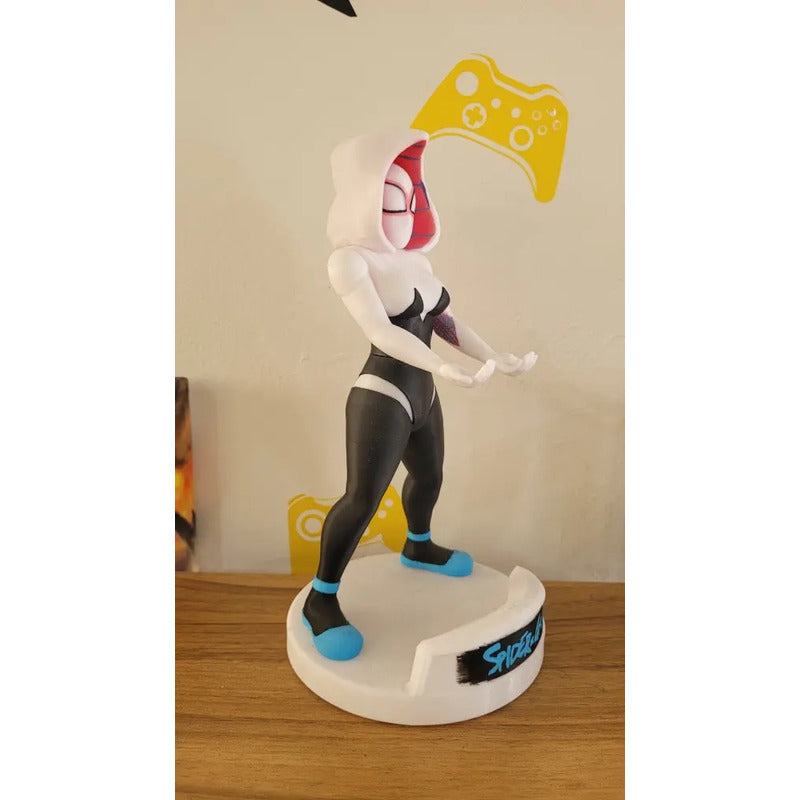 Soporte Control Play Xbox Switch O Cel Spider Gwen Spiderman