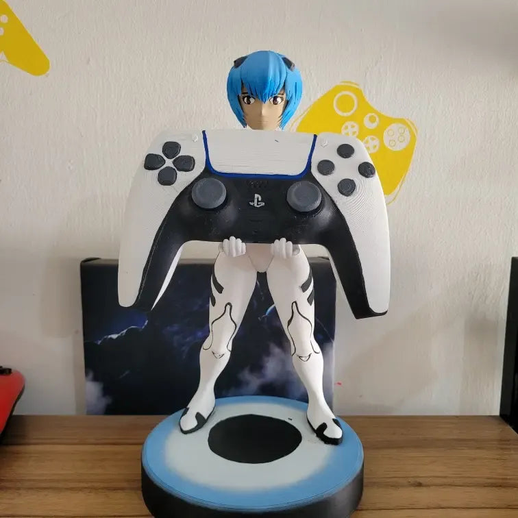 Soporte Control Play Xbox O Celular Rei Evangelion  Blanco