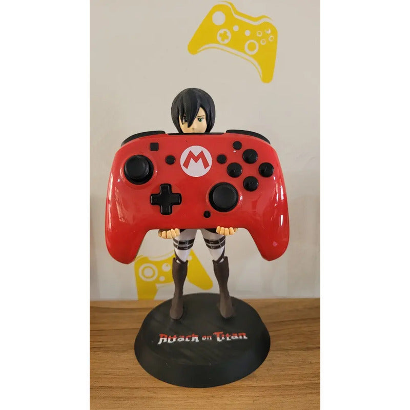 Soporte Control Play Switch Xbox Cel Mikasa Attack Of Titans