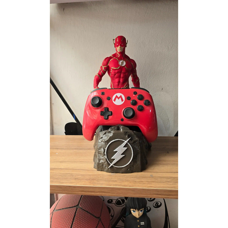 Soporte Control Play Xbox O Celular Flash Dc Rojo
