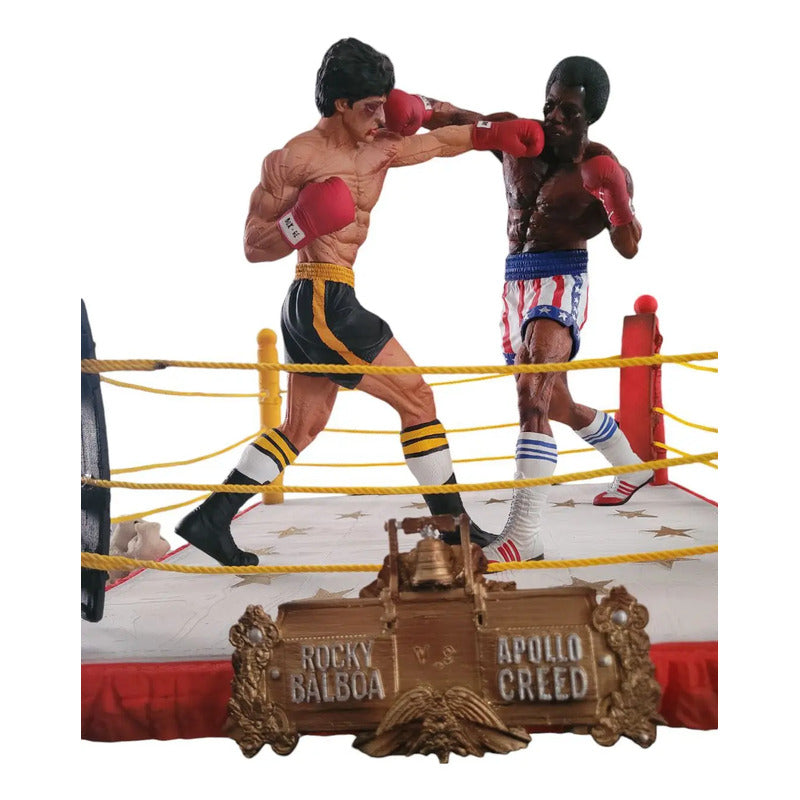 Figura Rocky Balboa Y Apollo Creed Pelea