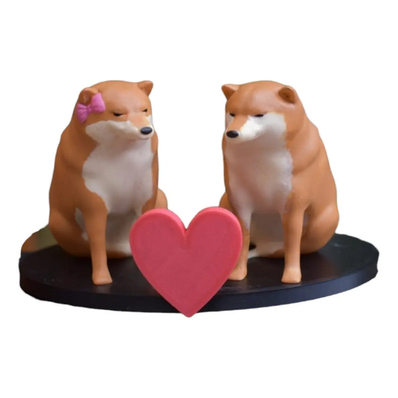 Figura De Acción Cheems Amor De Parejas Sin Ansiedad