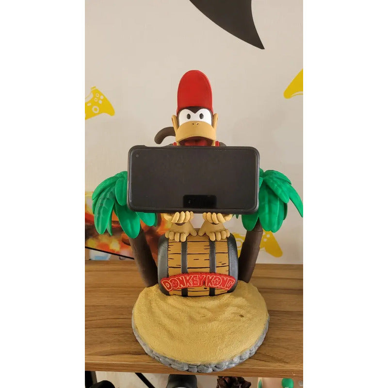 Soporte Control Play Xbox O Celular Diddy Kong Mario Bros