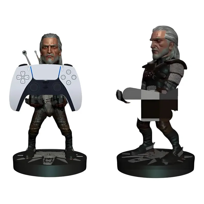 Soporte Para Control Play Xbox O Cel The Witcher Geralt De R Gris