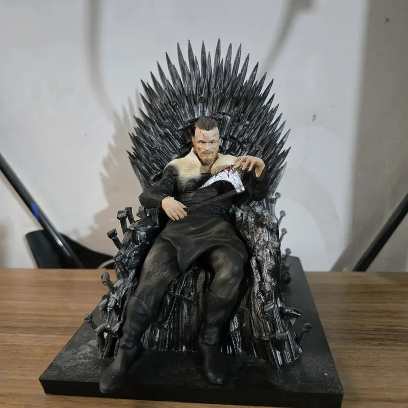 Figura Ragnar Lodbrok Con Trono De Hierro Vikingos