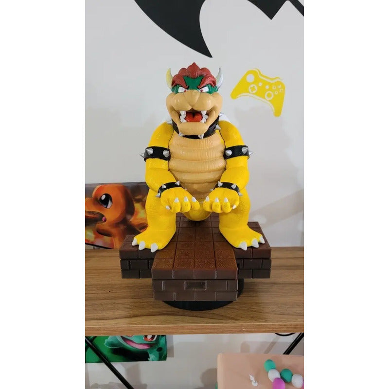 Soporte Control Play Xbox O Celular Bowser Mario Bros