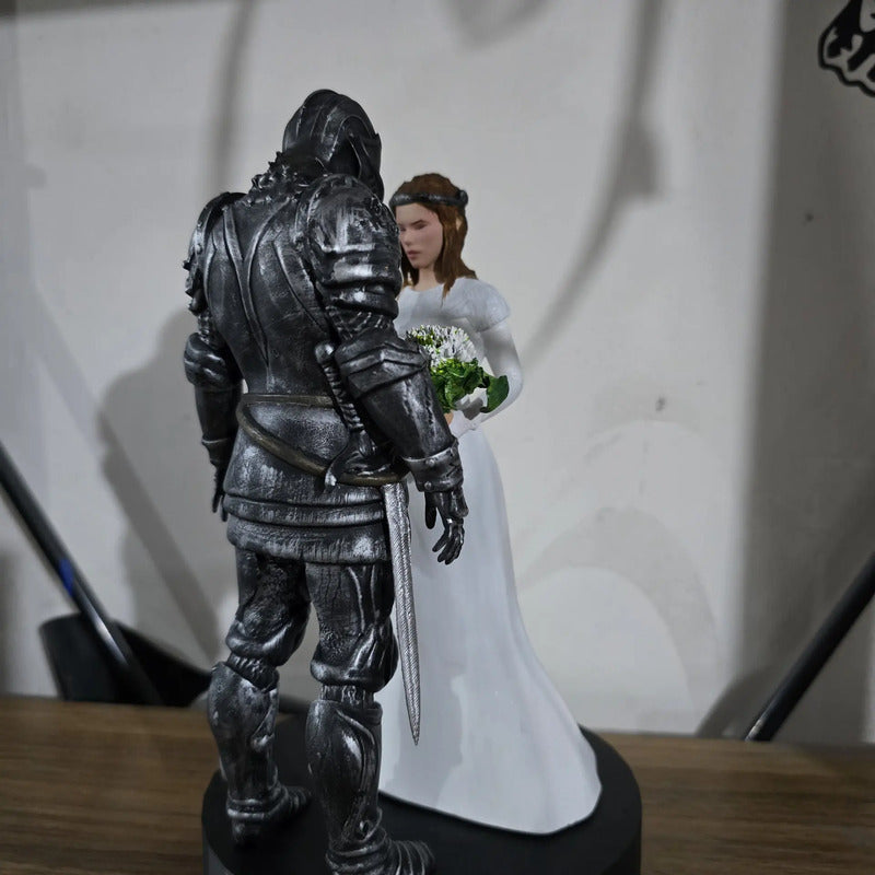 Figura Para Pastel O Boda Caballero Y Novia
