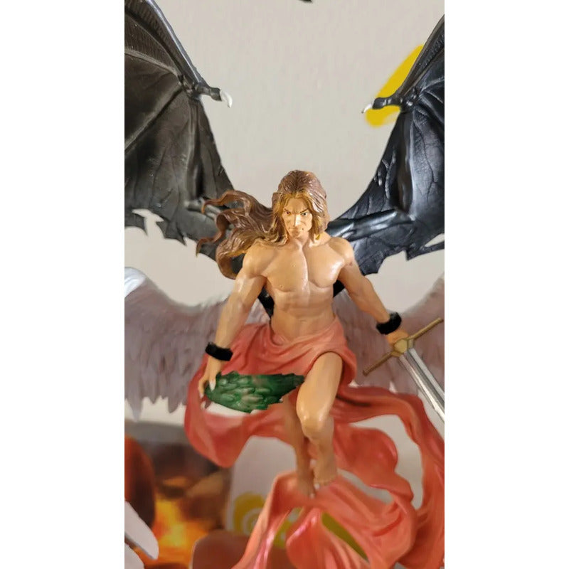 Figura Lucifer Ángel Caído  Blanco