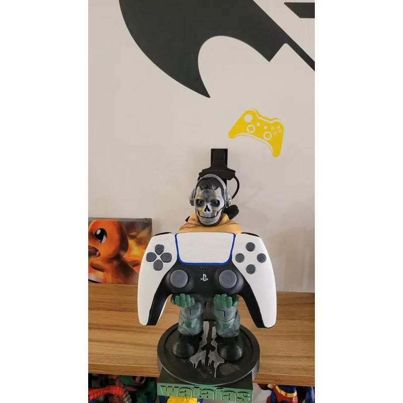 Soporte Control Play Xbox O Celular Ghost Warzone Audifonos