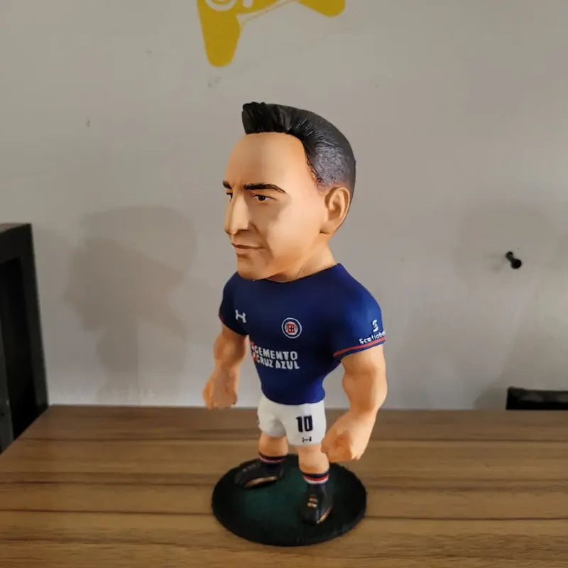 Figura De Futbolista Fuertecito Chaco Jimenez Cruz Azul