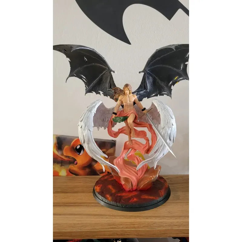 Figura Lucifer Ángel Caído  Blanco