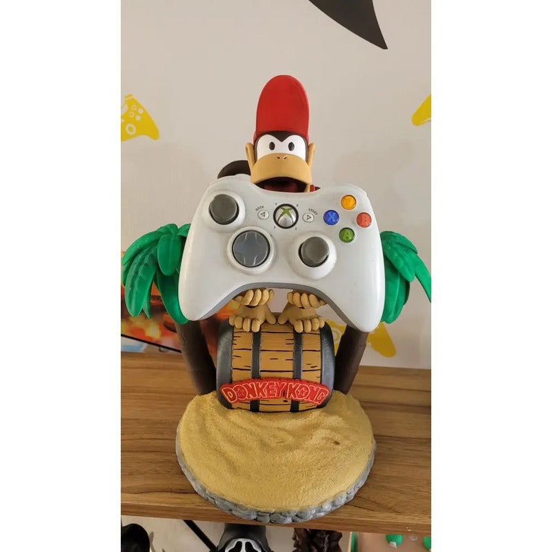Soporte Control Play Xbox O Celular Diddy Kong Mario Bros