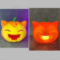 Lampara Hallowen De Calabaza Snorlax Amarillo Lavanda