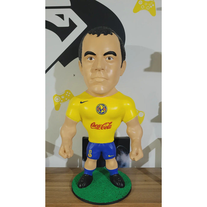 Figura De Futbolista Fuertecito Cuauhtemoc Blanco  America