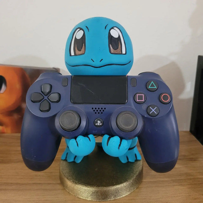 Soporte Para Control  Ps4, Xbox Y Celular Pokémon Squirtle Celeste