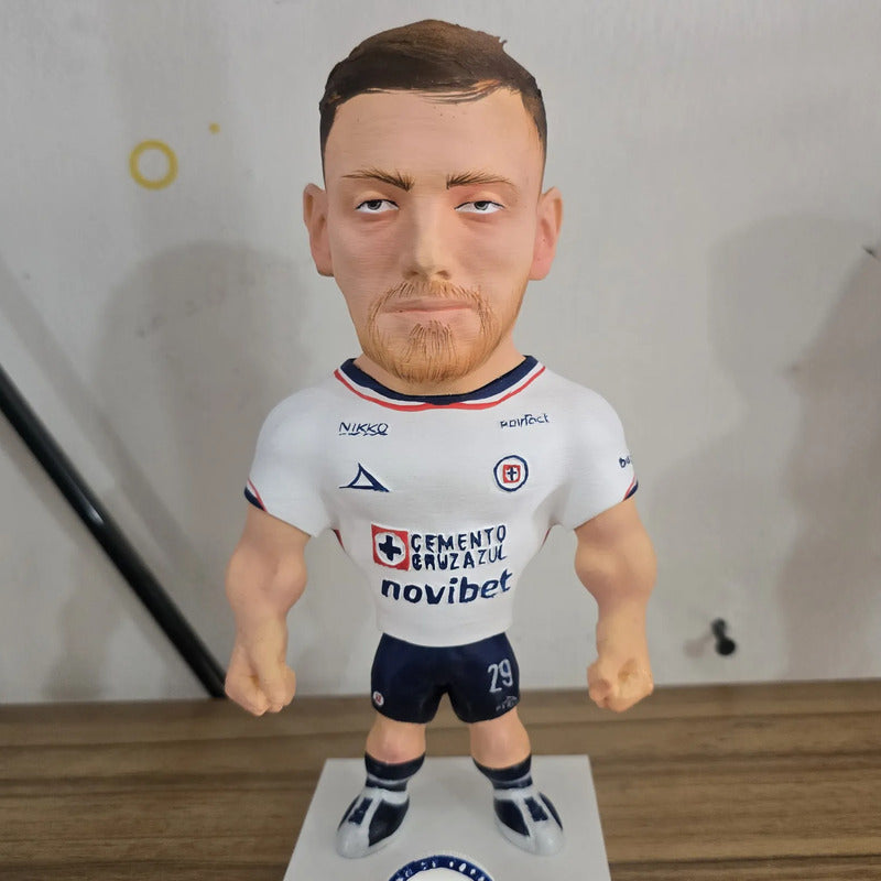 Figura De Futbolista Fuertecito Rodolfo Rotondi Cruz Azul