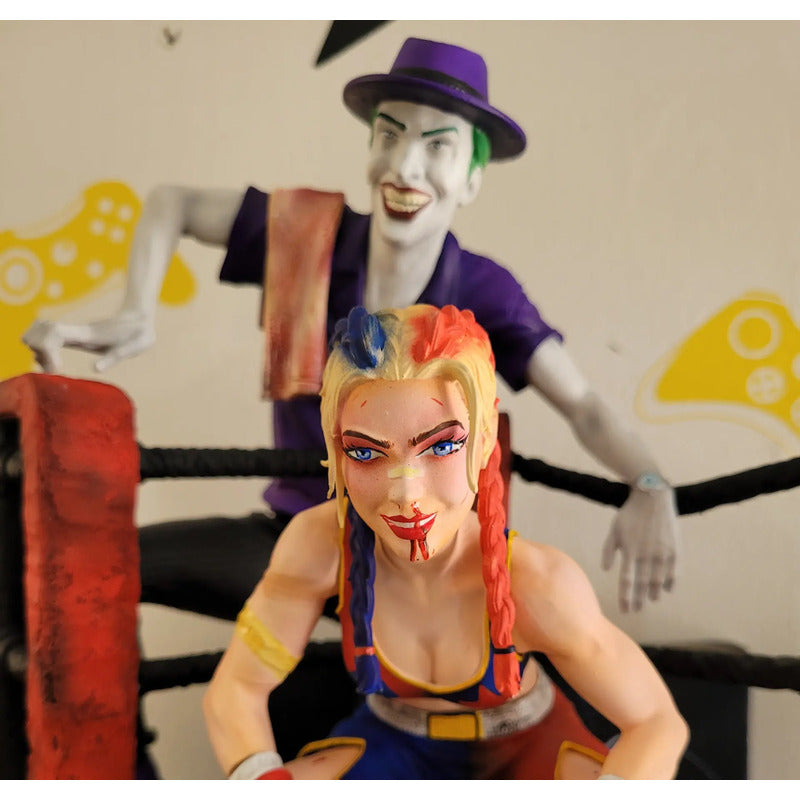 Figura De Acción Harley Quinn Y Joker Boxeo
