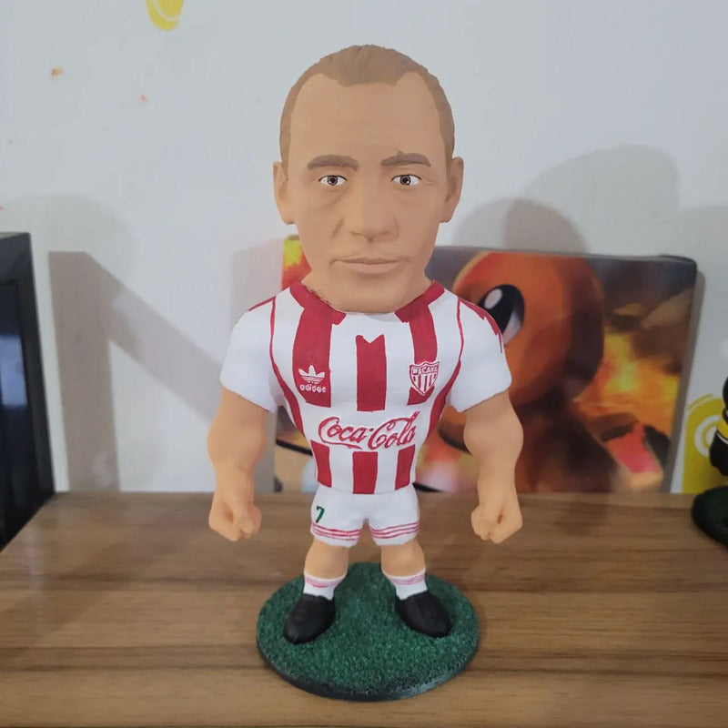 Figura De Futbolista Fuertecito Alex  Aguinaga