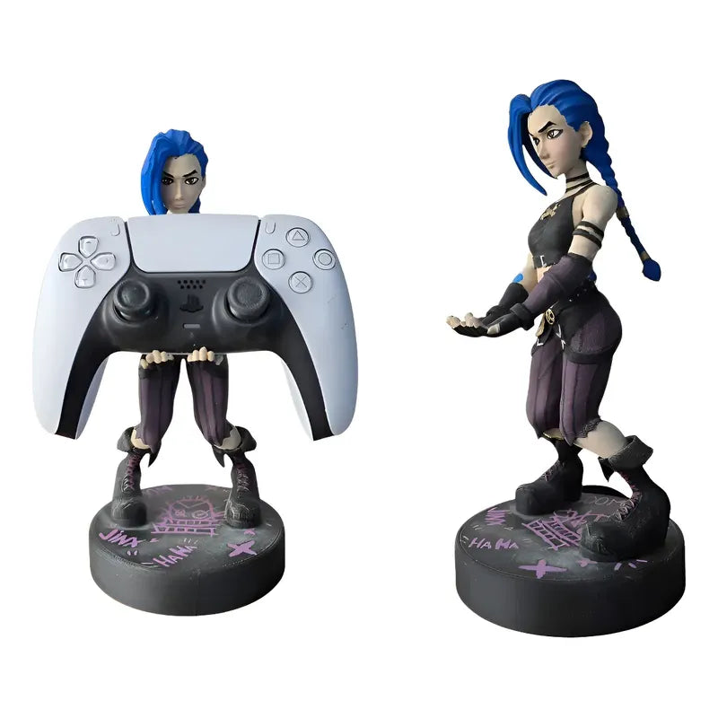 Soporte Para Control Play Xbox O Cel Jinx League Of Legends Coral Claro