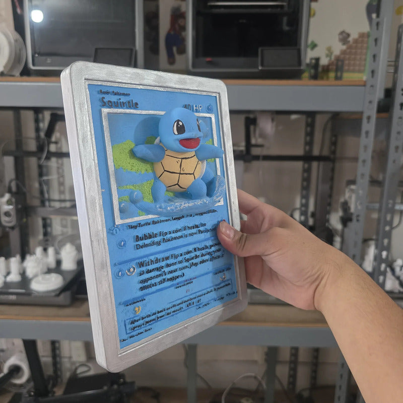 Cuadro De Squirtle Azul Claro