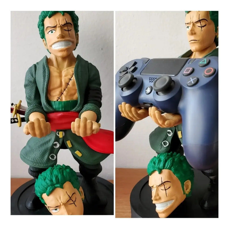 Soporte Control Play Xbox O Cel Zoro One Peace Dos Cabezas