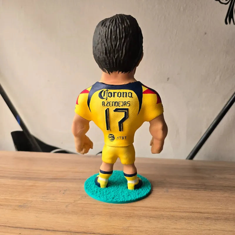 Figura Futbolistas Fuertecito Alejando Zendejas Con America