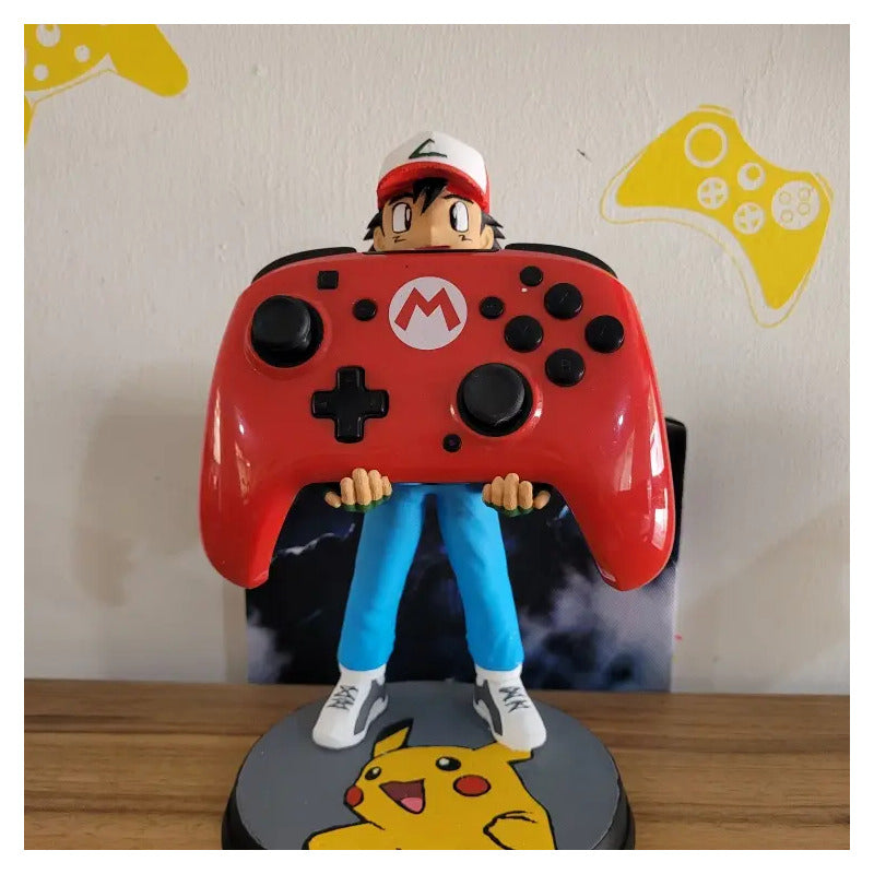 Soporte Control Play Xbox O Celular Ash Ketchum  Azul