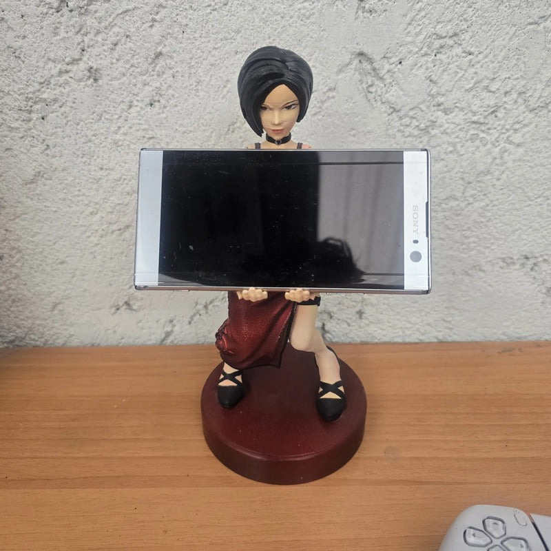 Soporte Control Play Xbox O Cel Ada Wong Resident Evil Rojo