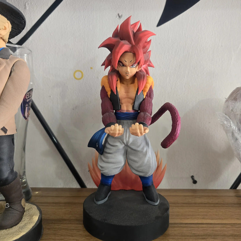 Soporte Control Play Xbox O Celular Gogeta Dragon Ball Super Rojo