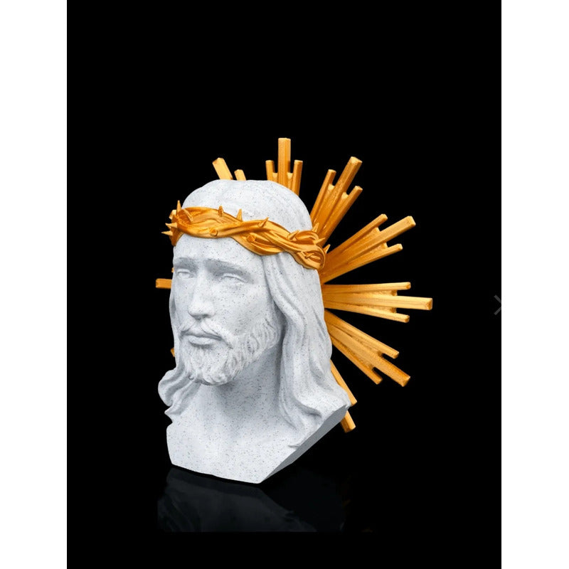 Figura Busto De Jesucristo Jesús De Nazareth Blanco