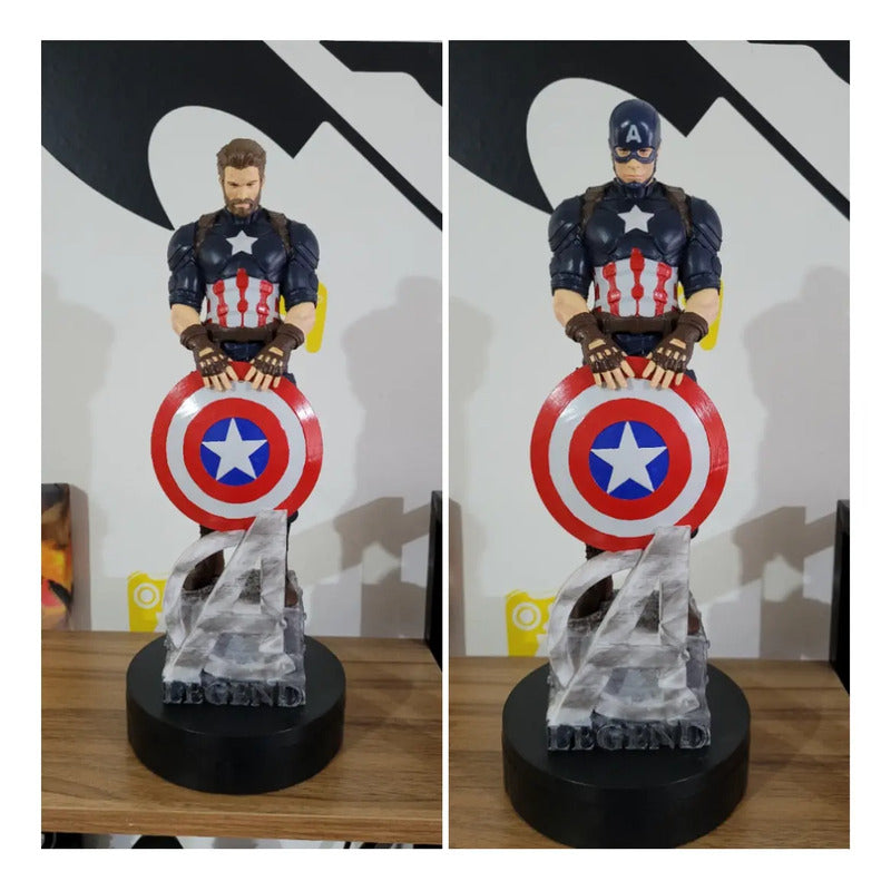 Figura De Acción Capitan America Dos Cabezas