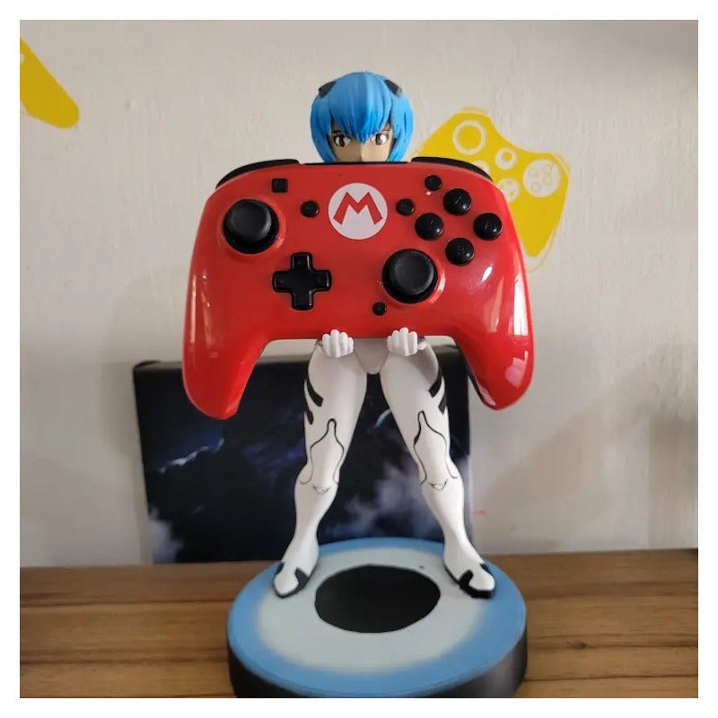 Soporte Control Play Xbox O Celular Rei Evangelion  Blanco