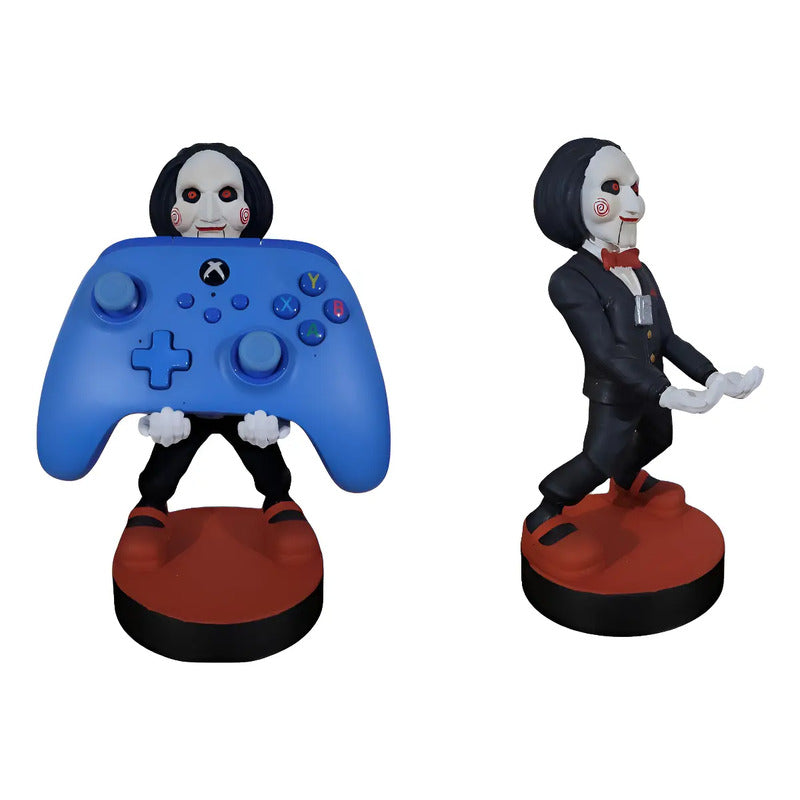Soporte Control Play Xbox O Celular Saw El Juego Del Miedo Negro