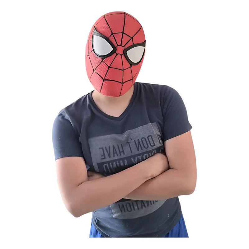 Mascara Spiderman Imantada Cosplayer  Rojo Spiderman
