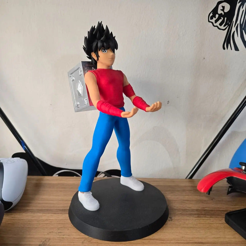 Soporte Control Play Xbox O Celular Seiya Caballeros Zodiaco Rojo