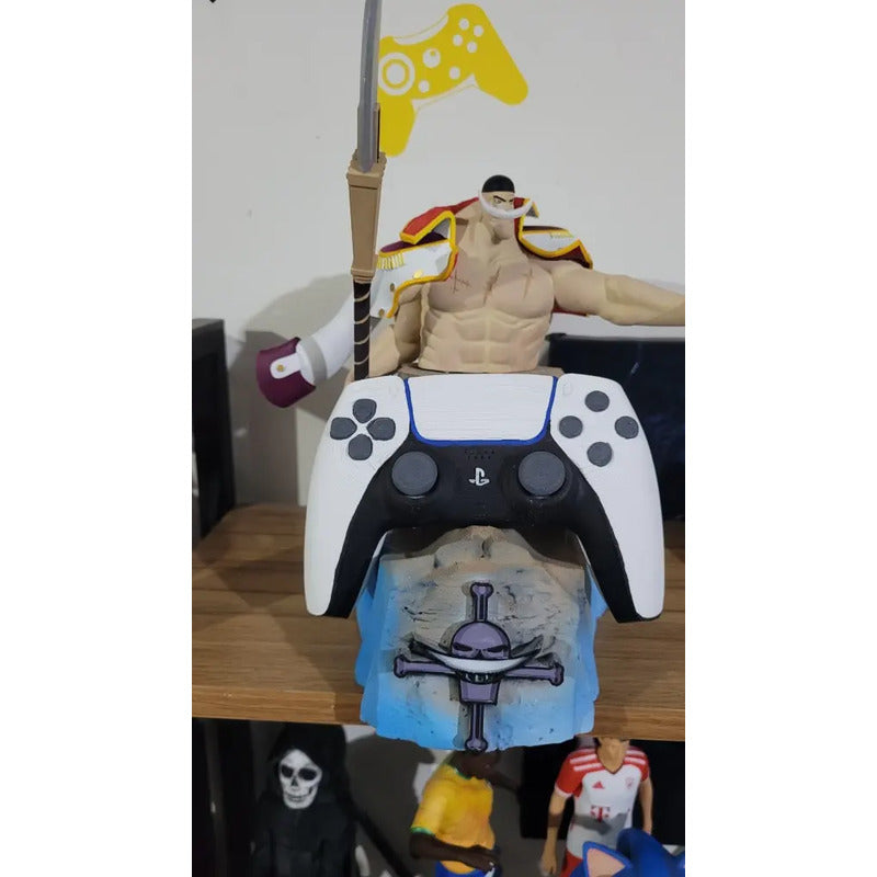 Soporte Control Play Xbox O Celular Barba Blanca One Piece