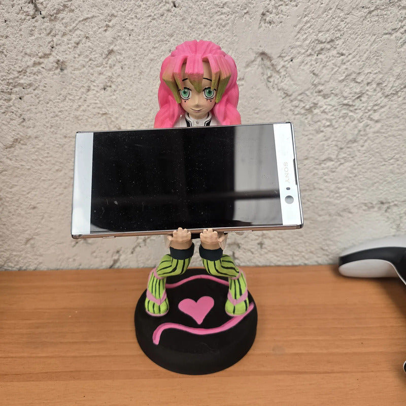 Soporte Control Play Xbox O Cel Mitsuri Kanroji Demon Slayer Rosa